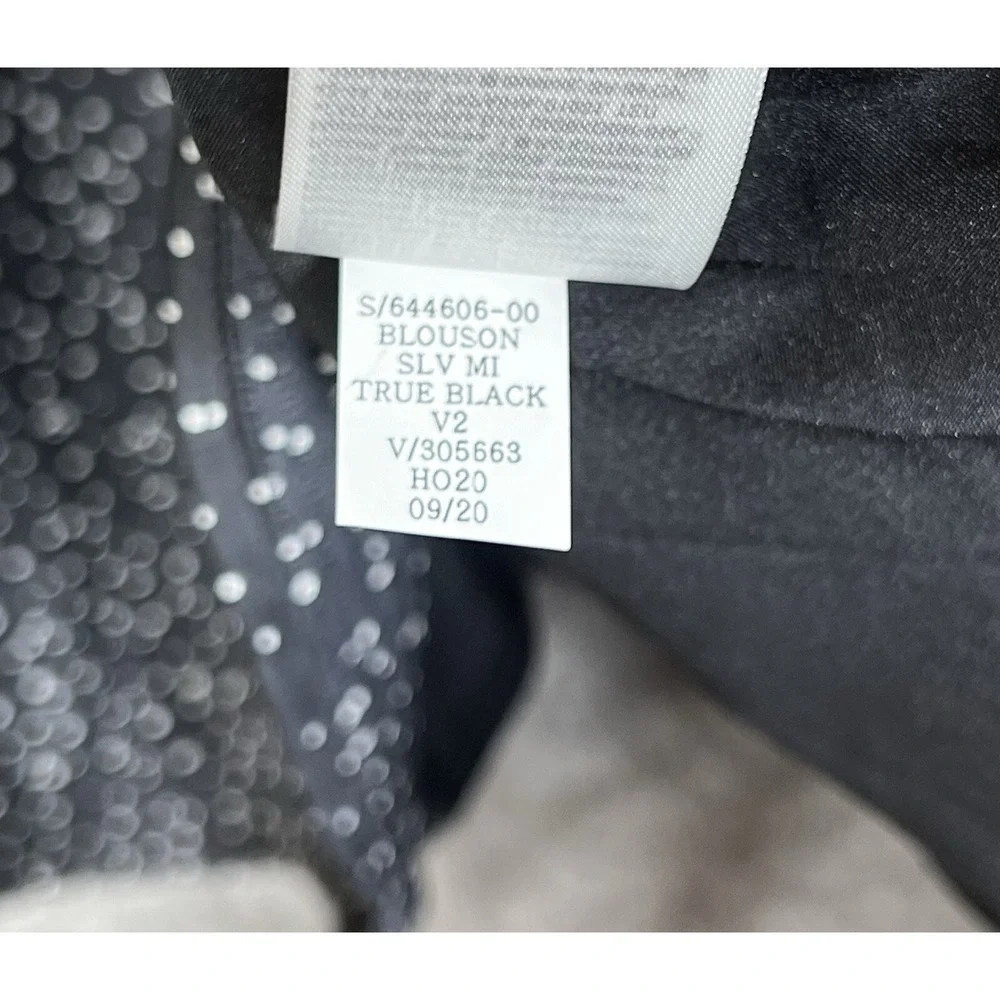 GAP Blouson Sleeve Elastic Waist Dress Womens Size M Black Polka Dot Pockets New